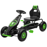 Kids Pedal Go Kart - Steel Frame with Hand Brake System