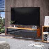 Wall mounted modern floating TV stand