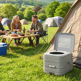 Portable Camping Toilet with 10 L Waste Tank