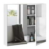 Wall-Mounted Medicine Cabinet with Double Mirror Door