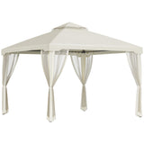 Gazebo de Patio 10x10 Pies Techo Doble