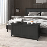 Modern entryway storage bench