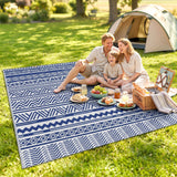 Reversible Outdoor Rug for Patio and Camping