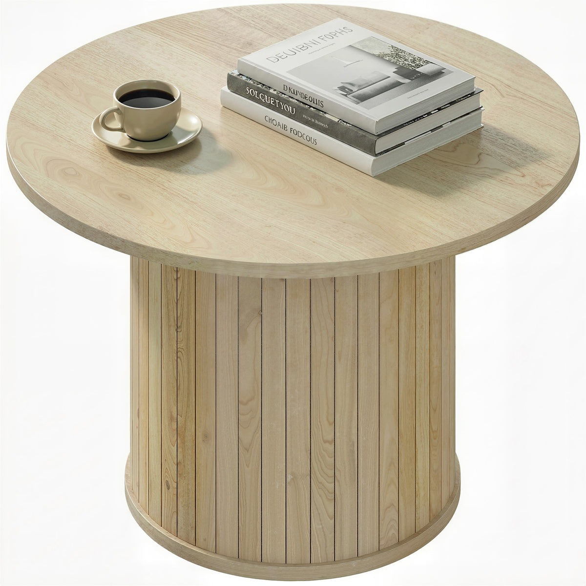 Modern round coffee table