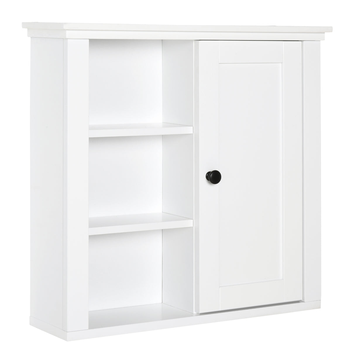 Armario de pared para baño con estantes