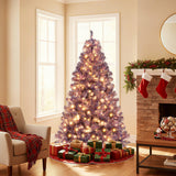 Árbol de Navidad artificial luminoso preiluminado