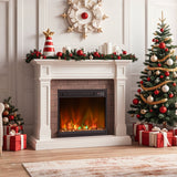 Chimenea eléctrica empotrable de 1500 W con mando a distancia