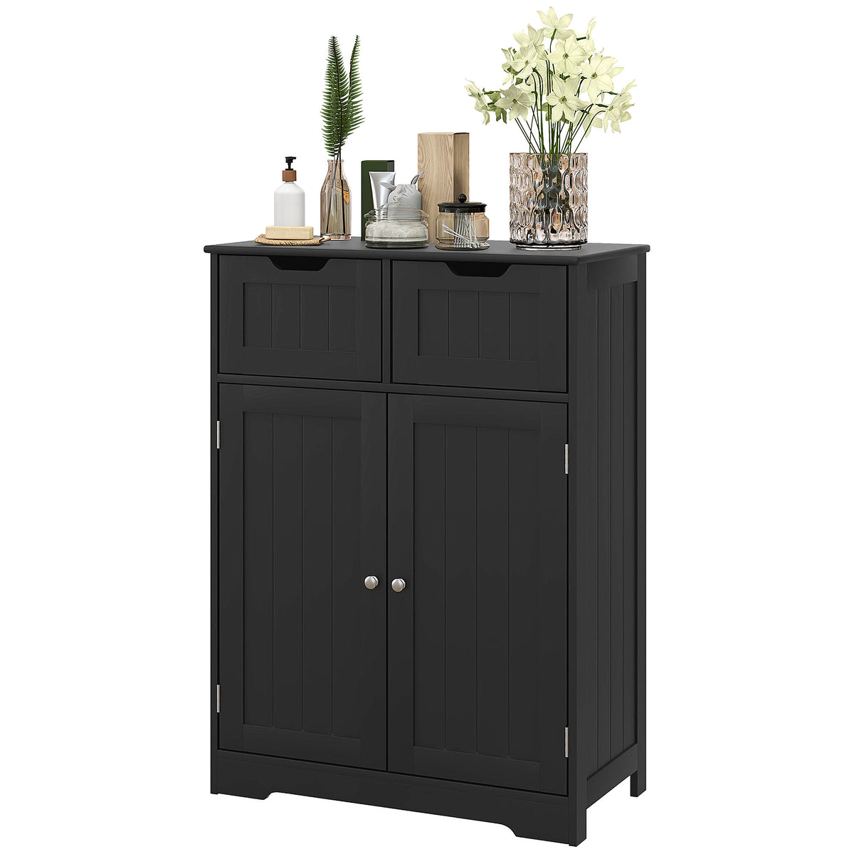 Mueble de almacenamiento para baño de dos cajones