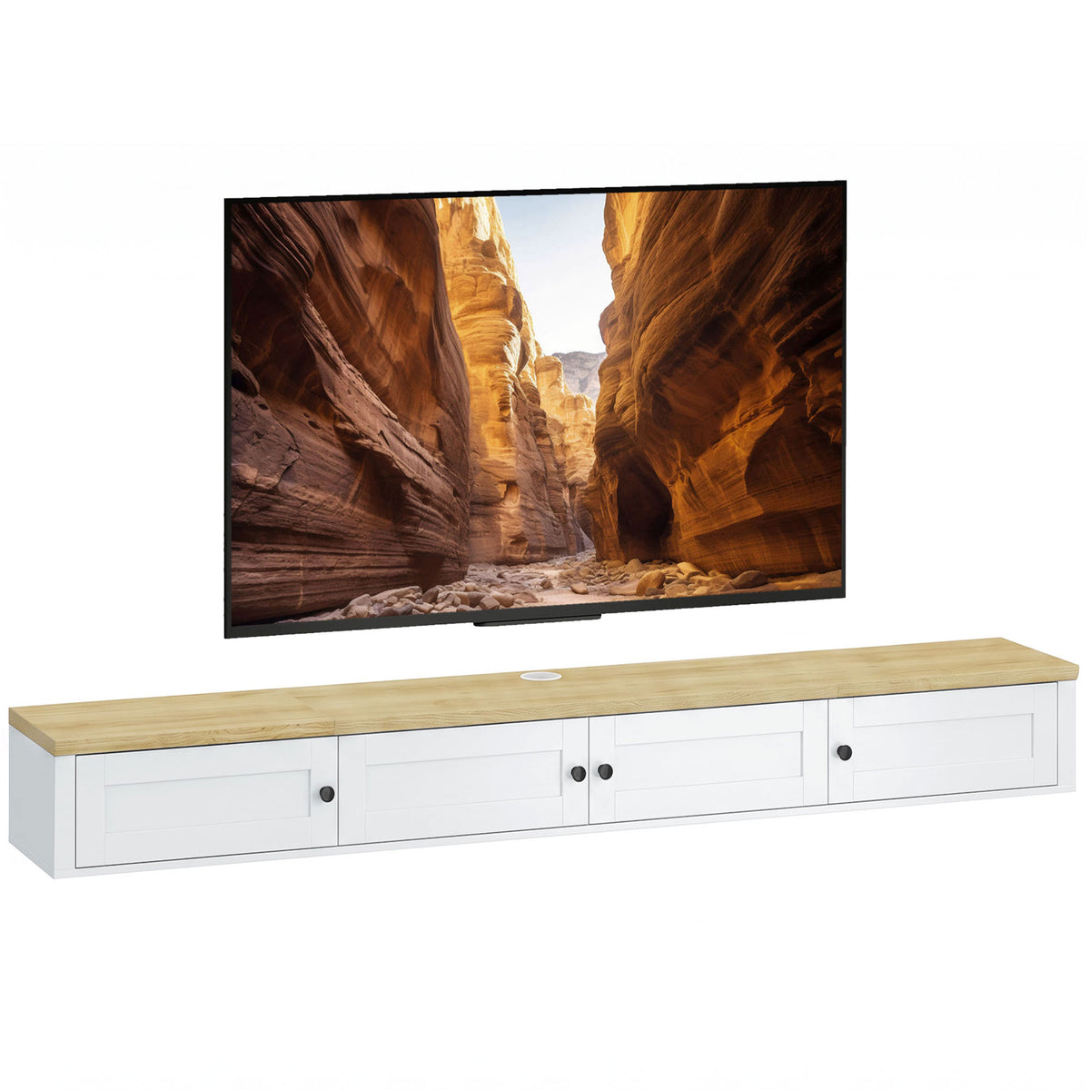 Modern Floating Wall Mounted TV Stand for 183 cm TVs