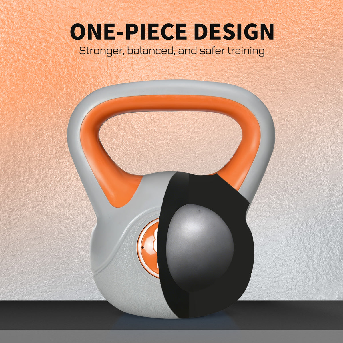 Pesa rusa flexible de 8 kg con asa ergonómica