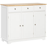 Modern Sideboard with Storage Drawers and Adjustable Shelves