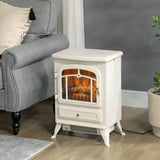 Freestanding Electric Fireplace 16 in. with Realistic Flame