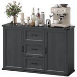 Sideboard buffet cabinet with drawers