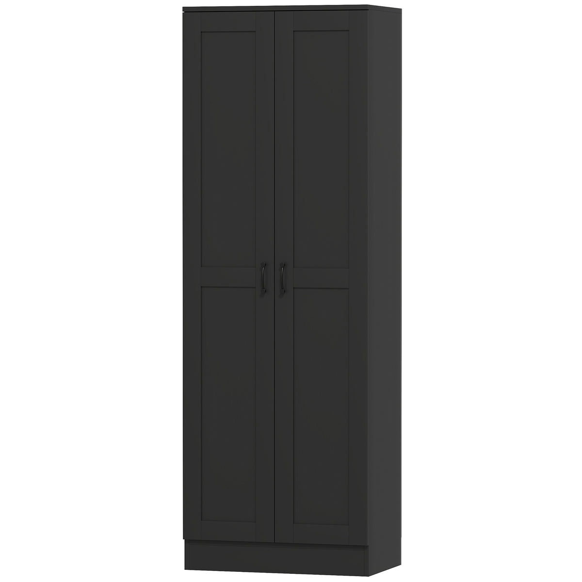 Tall kitchen pantry storage cabinet made of particle board