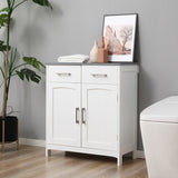 Mueble de baño sobre patas con cajones