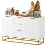 Mueble de almacenamiento de 120 cm con puertas y cajones