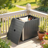 Outdoor storage box side table 114 L