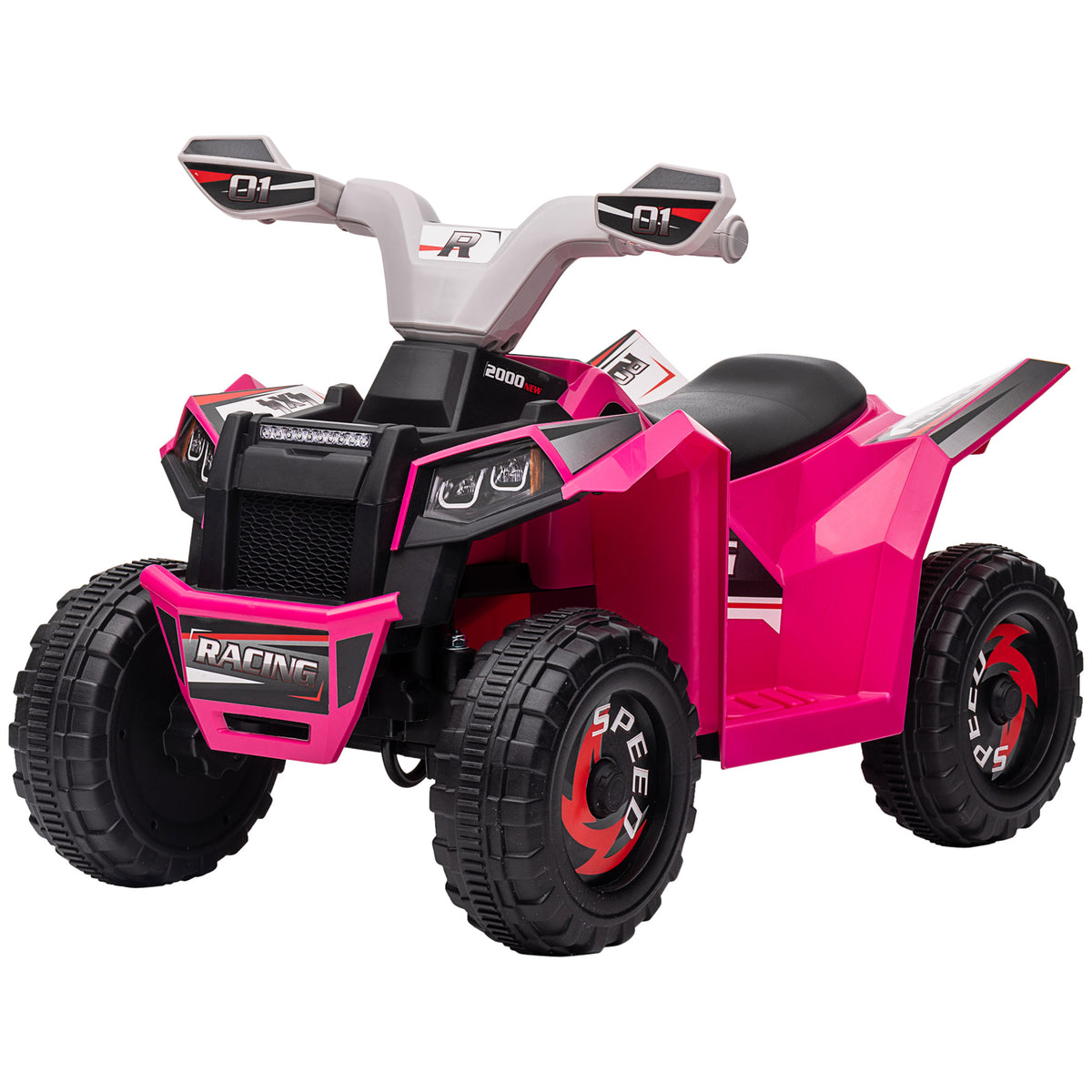 Coche eléctrico cuatrimotor para niños 6V