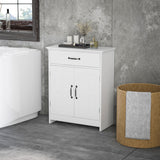 Bathroom floor cabinet with drawer