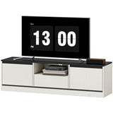Modern TV stand with storage and cable management