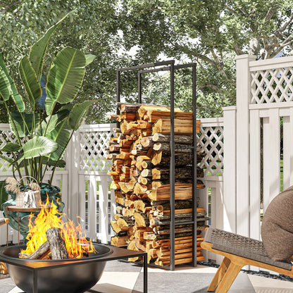 Adjustable Firewood Log Rack