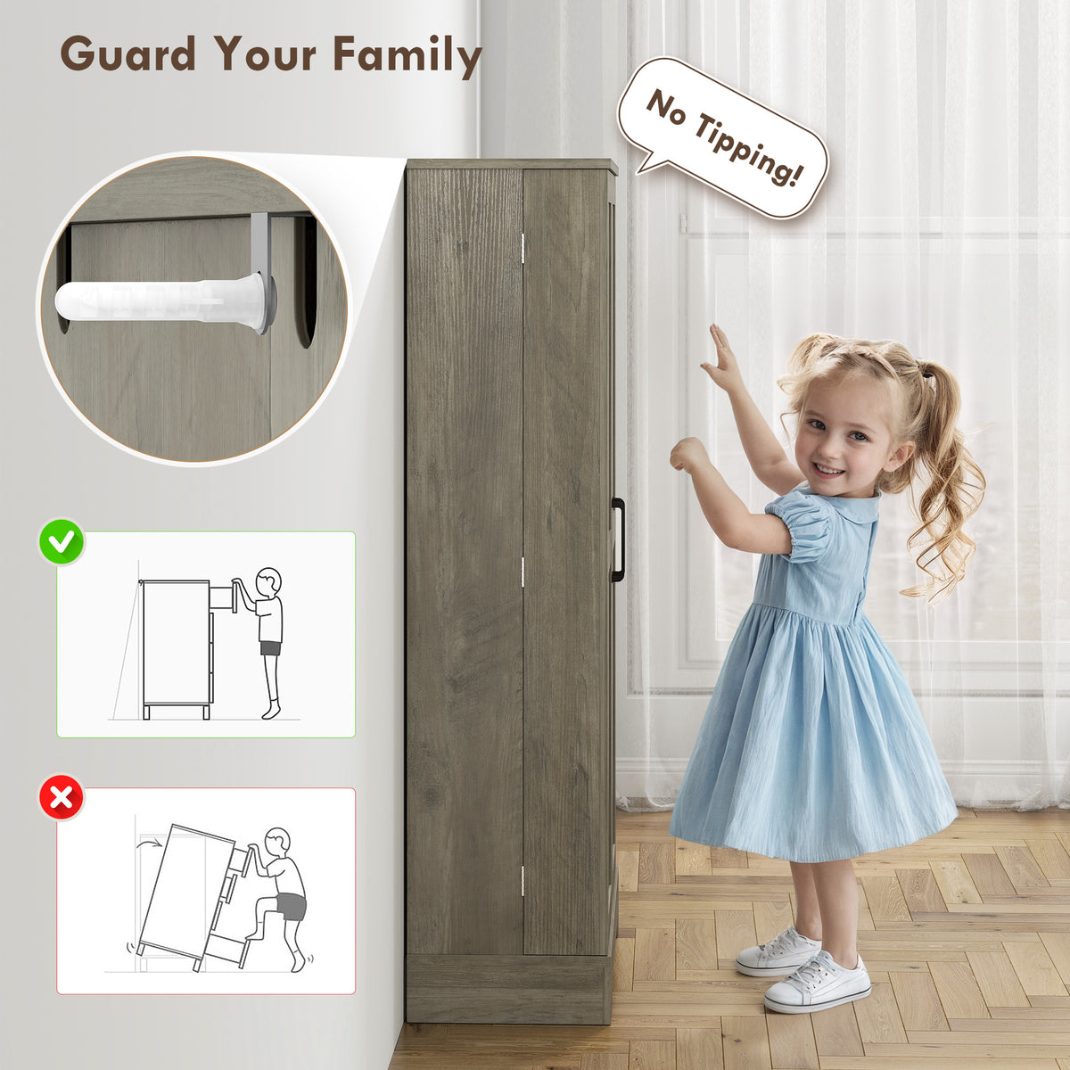 Armario de cocina estilo campestre 127 cm