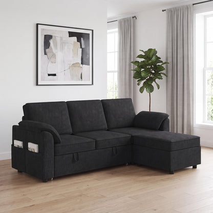 Sectional Sofa Bed Reversible with Storage