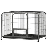 Heavy duty metal dog crate 123 x 77 x 88 cm