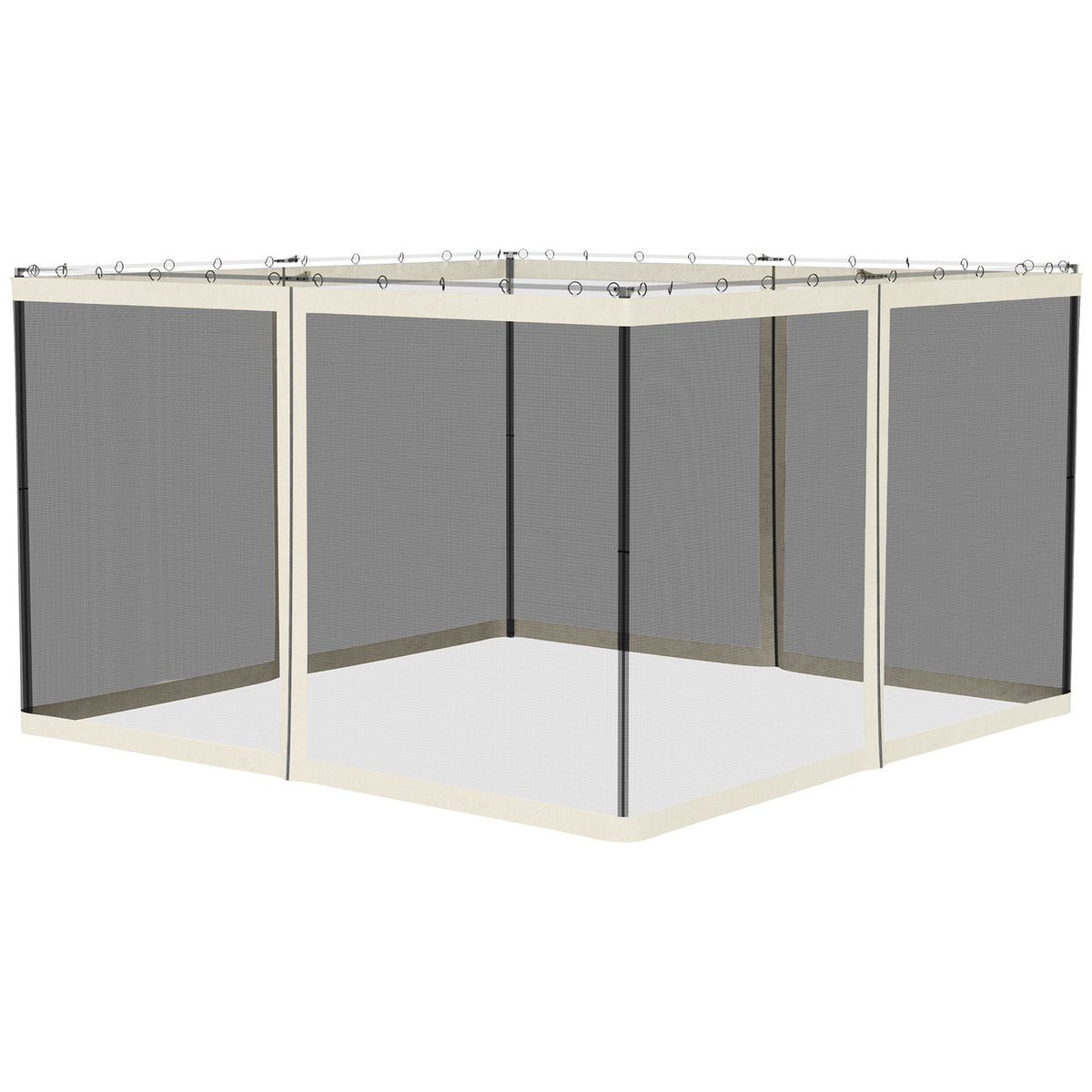 Mosquitera de repuesto para cenador de 3 x 3,6 m