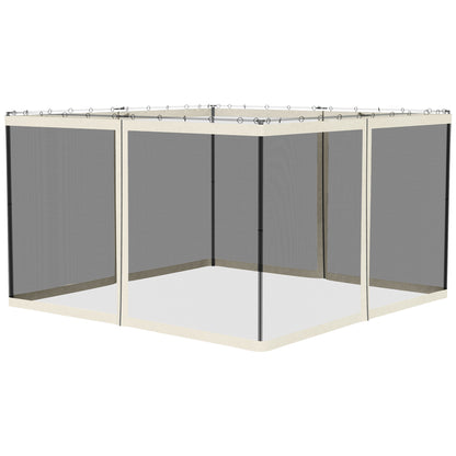 Mosquitera de repuesto para cenador de 3 x 3,6 m