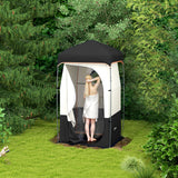 Tienda de ducha para camping con bolsa solar portátil