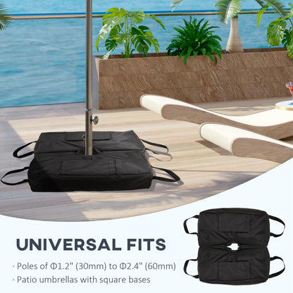 Patio Umbrella Weight Bags, Set of 2