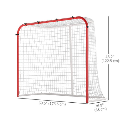 ਸਟੀਲ ਆਊਟਡੋਰ ਹਾਕੀ ਟ੍ਰੇਨਿੰਗ ਨੈੱਟ 176,5 x 68 x 122,5 cm