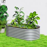 Jardinera elevada galvanizada 152 x 76 x 61 cm