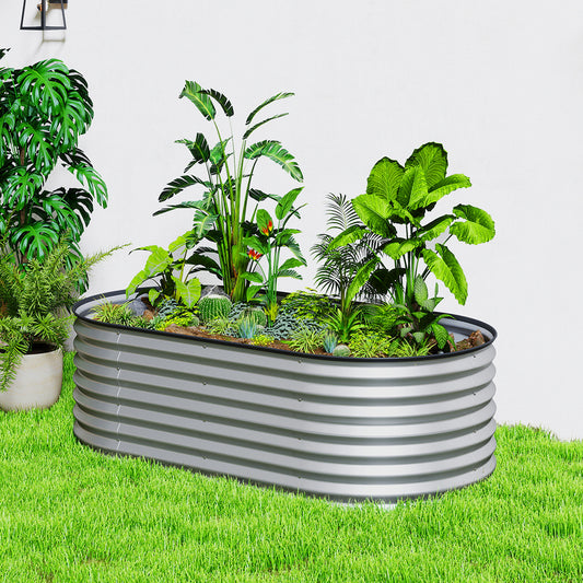 Galvanized Raised Garden Bed 5 x 2.5 x 2 ft
