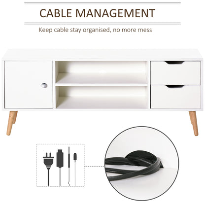 Mueble de TV estilo escandinavo para televisores de 127 cm máx.