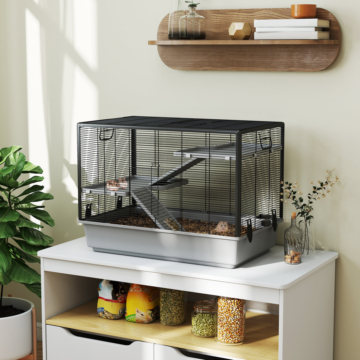 3-Tier Hamster Cage for Small Pets