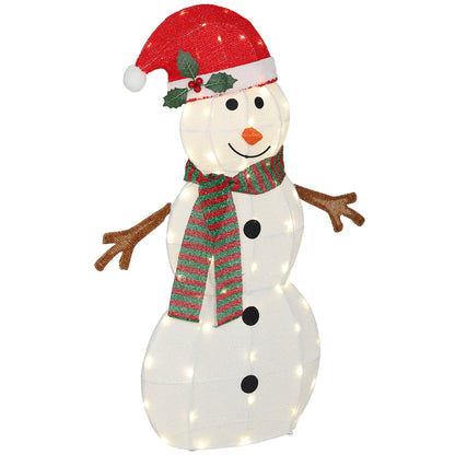 Lighted LED Christmas Snowman 93 cm