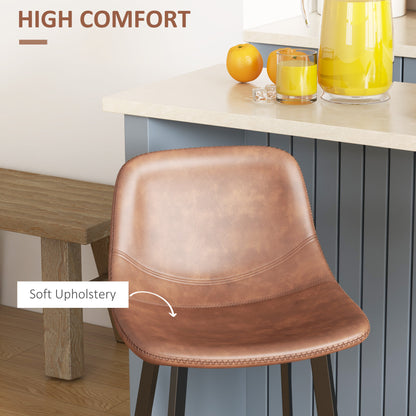 Counter Height Stools with Back — Set of 2