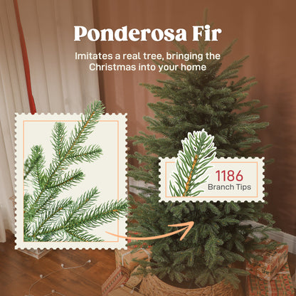 Artificial Christmas tree dense realistic fir
