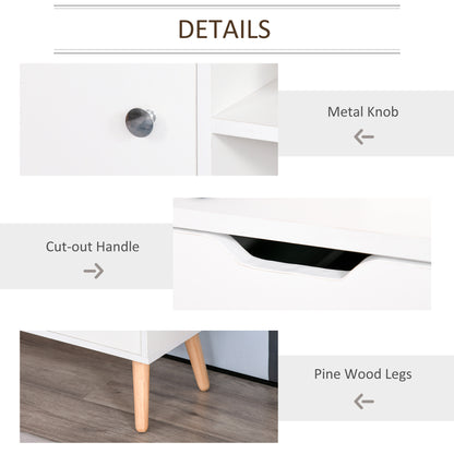 Mueble de TV estilo escandinavo para televisores de 127 cm máx.