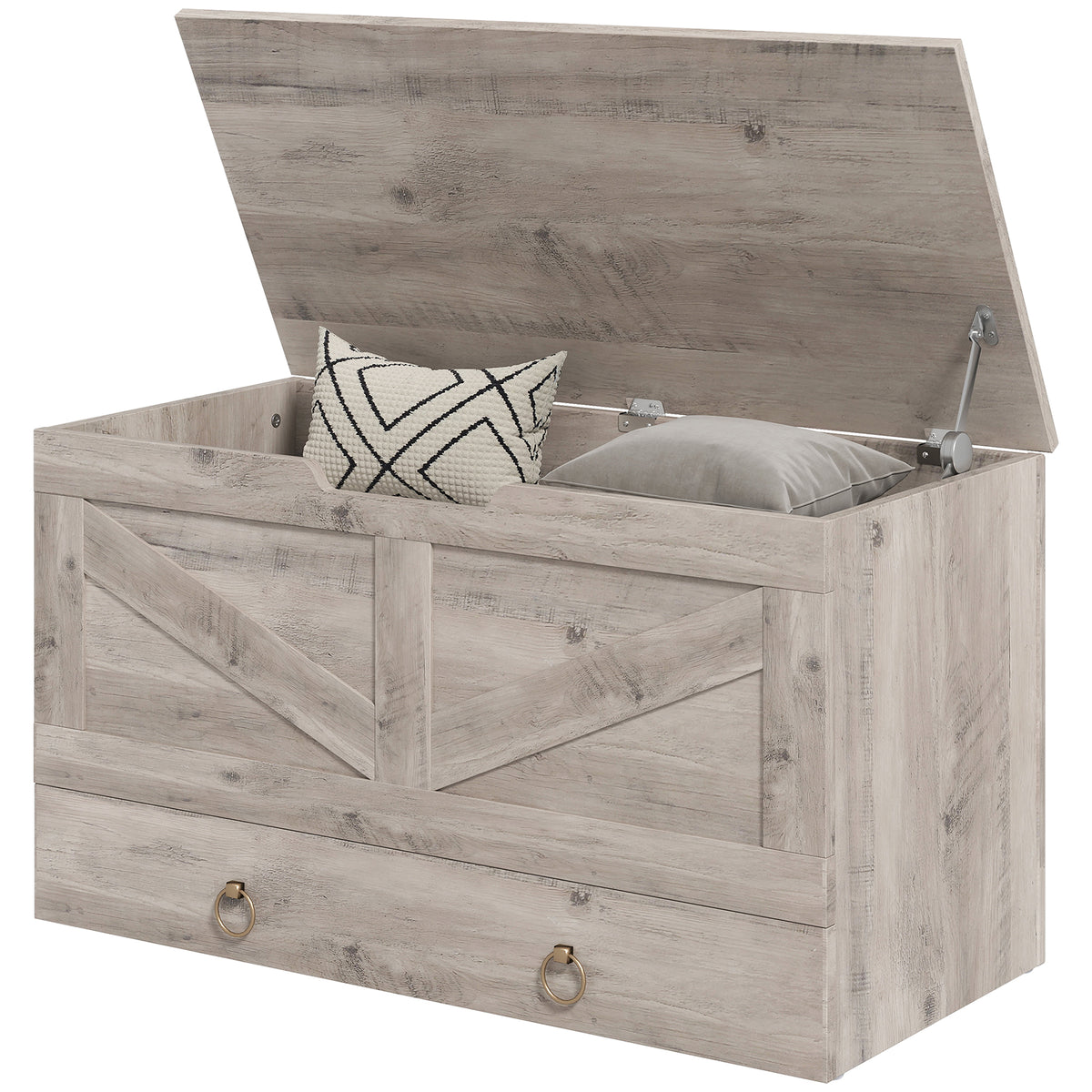 80 cm Storage Chest with Safety Hinges