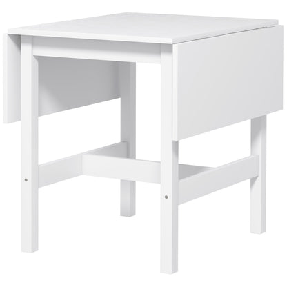 Mesa de comedor plegable de madera maciza de pino