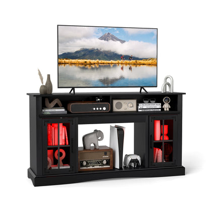Mueble de TV con iluminación LED y control remoto