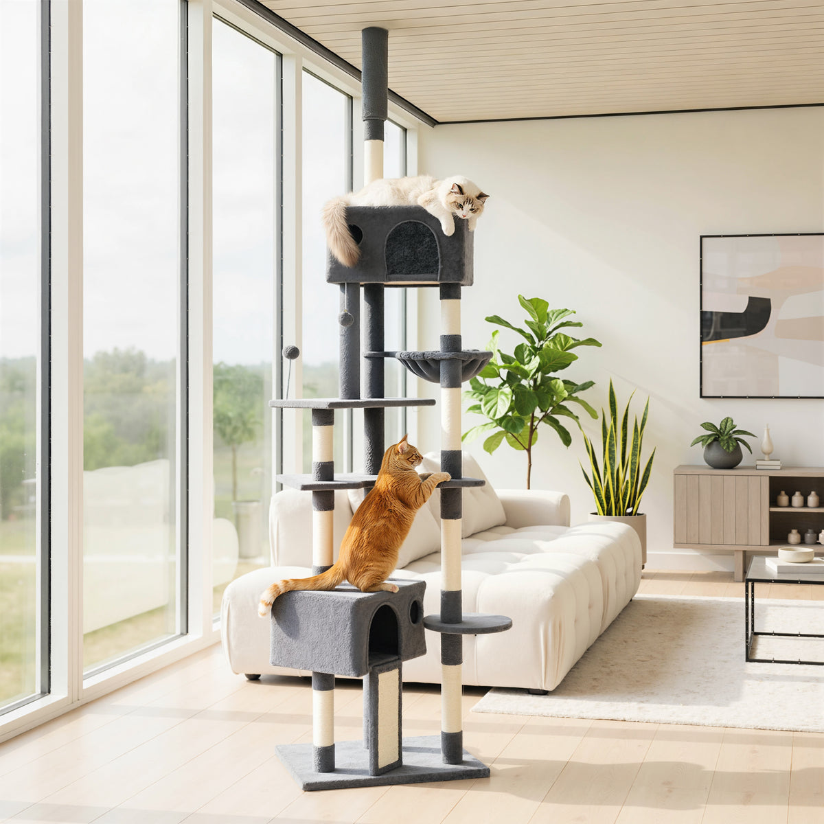 Floor to Ceiling Cat Tree