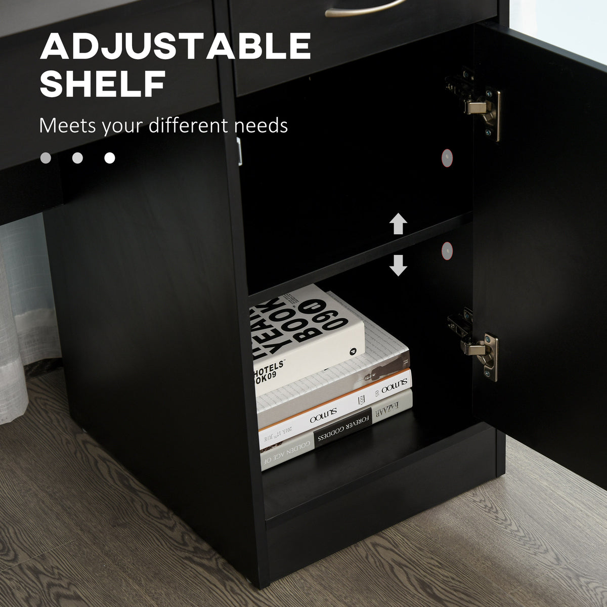 Computer Desk with Storage Drawers
