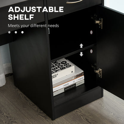 Computer Desk with Storage Drawers