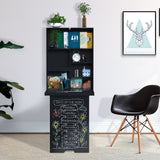 Wall mounted fold out convertible desk