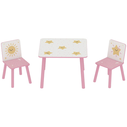 Kids Table and Chair Set — Set of 3