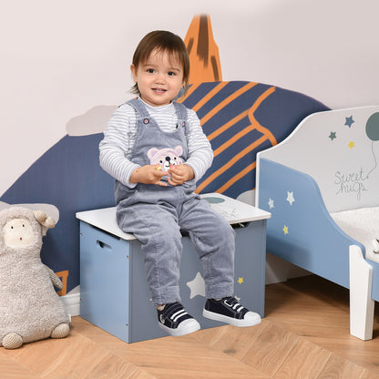 Baúl de almacenamiento para juguetes y banco para niños